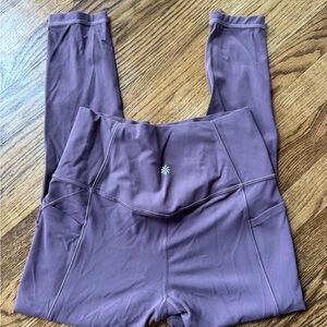 Women's High-Waisted Purple Leggings, Athleta